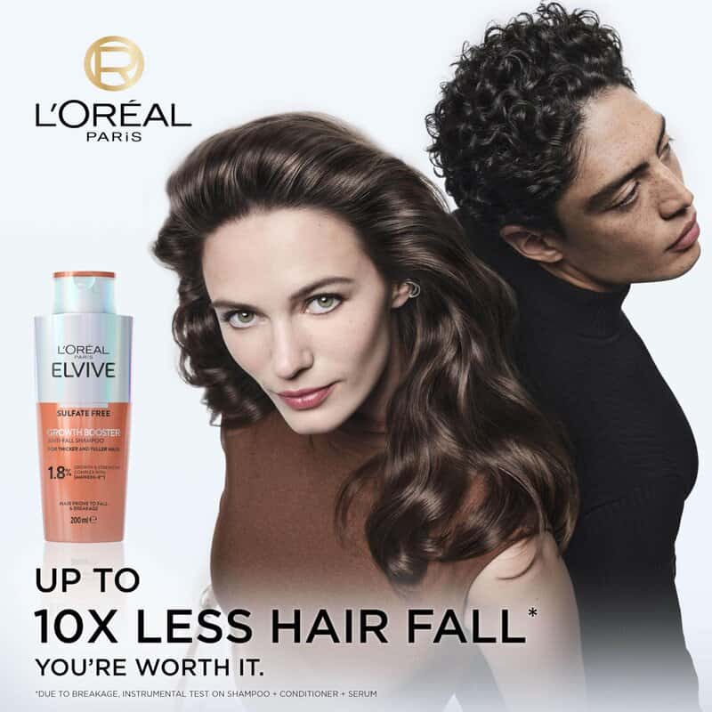 Loreal Sulphate Free Growth Booster Anti Hair Fall Shampoo, 200 ml - Image 5