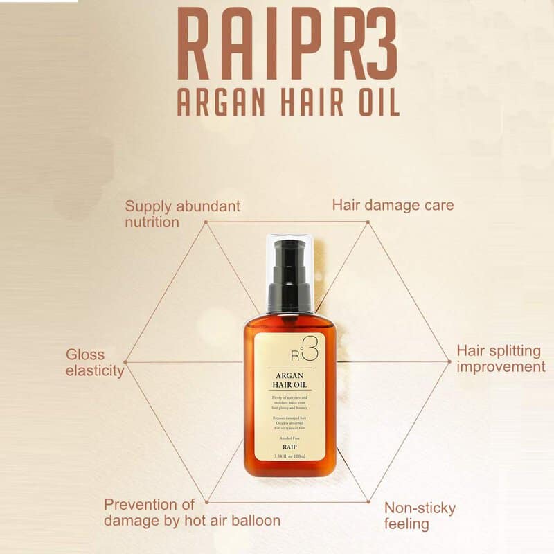 Raip Lab R3 Argan Hair Oil- Original, 100 ml 4 Raip Lab R3 Argan Hair Oil- Original, 100 ml - Image 4