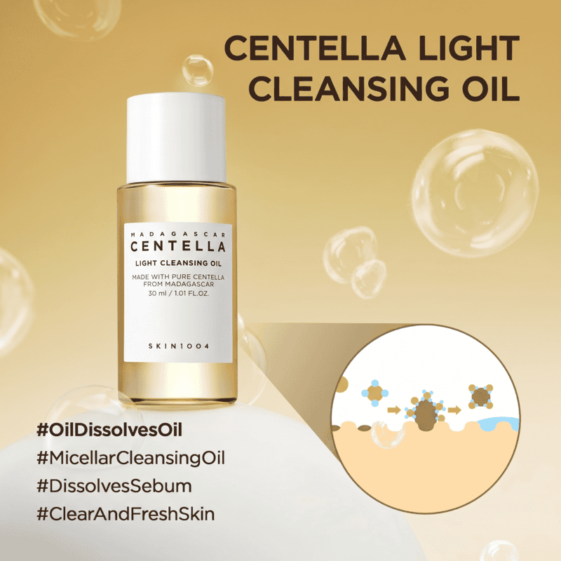 SKIN1004 Madagascar Centella Light Cleansing Oil MINI, 30 ml 6 SKIN1004 Madagascar Centella Light Cleansing Oil MINI, 30 ml - Image 6