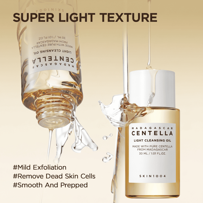 SKIN1004 Madagascar Centella Light Cleansing Oil MINI, 30 ml 4 SKIN1004 Madagascar Centella Light Cleansing Oil MINI, 30 ml - Image 4