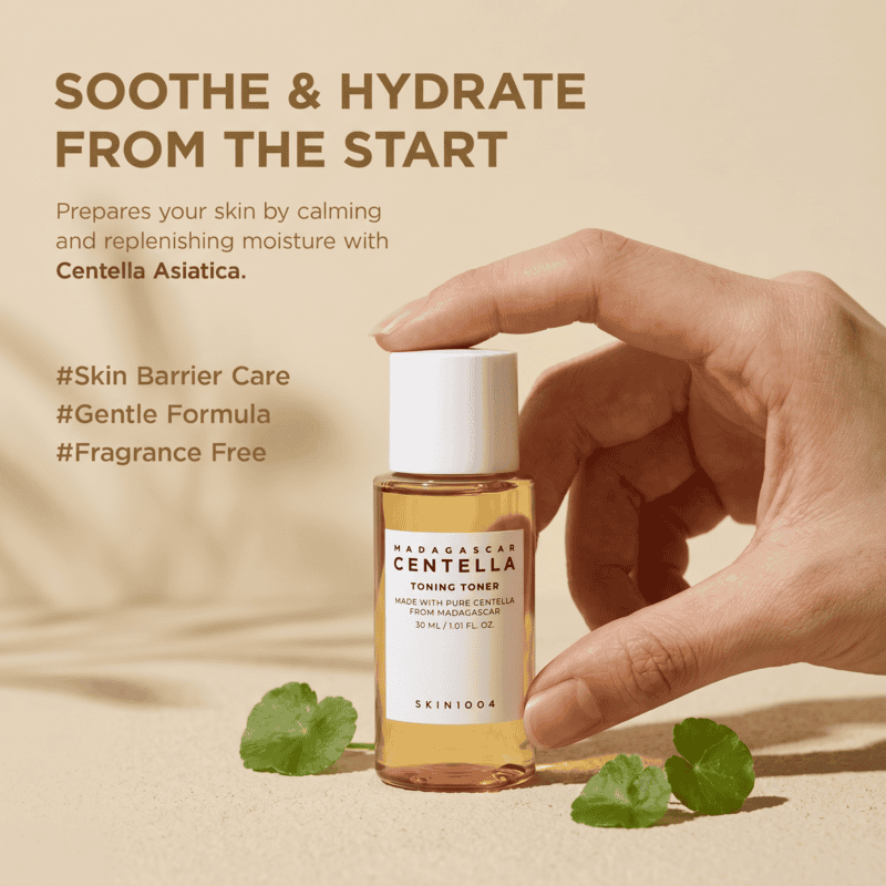 SKIN1004 Madagascar Centella Niacinamide PHA Face Toner MINI For Brightening, 30 ml 4 SKIN1004 Madagascar Centella Niacinamide PHA Face Toner MINI For Brightening, 30 ml - Image 4