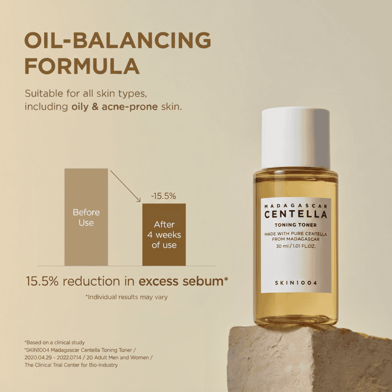 SKIN1004 Madagascar Centella Niacinamide PHA Face Toner MINI For Brightening, 30 ml 6 SKIN1004 Madagascar Centella Niacinamide PHA Face Toner MINI For Brightening, 30 ml - Image 6