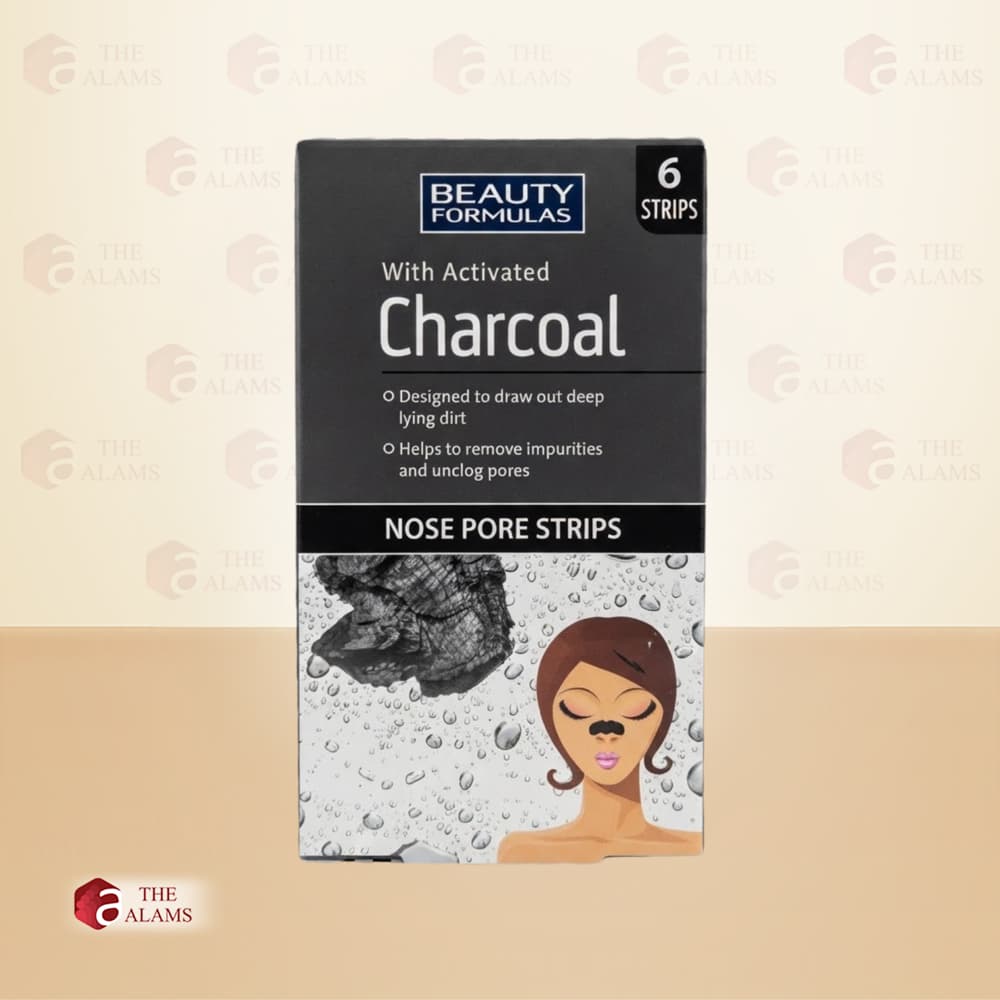 Beauty Formulas Nose Pore Strips with Activated Charcoal, 6pc 1 Beauty Formulas Nose Pore Strips with Activated Charcoal, 6pc