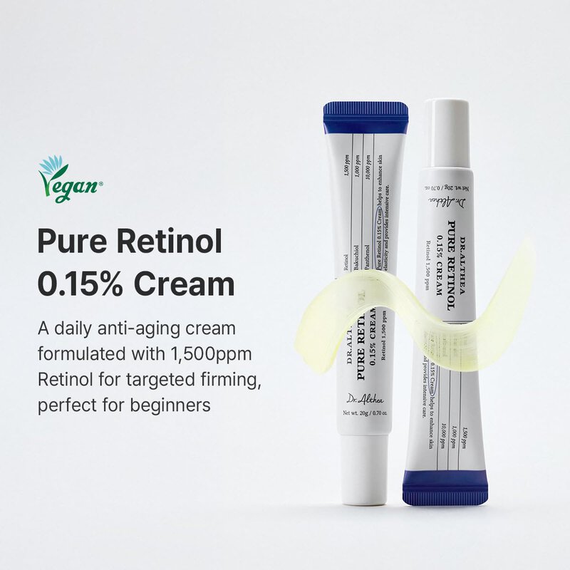 Dr Althea Pure Retinol 0.15% Ceramide Face Cream For Anti-Aging And Firmness, 20 g 4 Dr Althea Pure Retinol 0.15% Ceramide Face Cream For Anti-Aging And Firmness, 20 g - Image 4