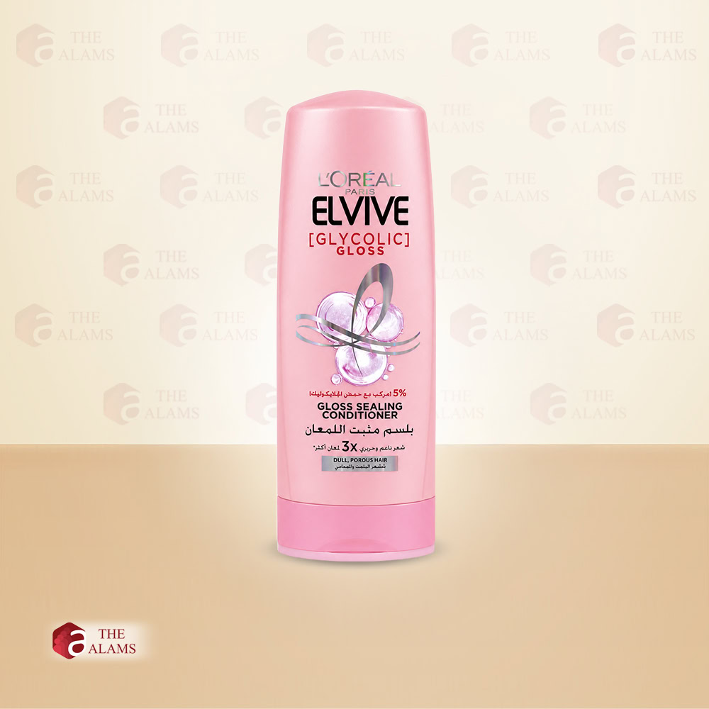Loreal Elvive Glycolic Gloss Sealing Conditioner For Dull Hair, 360 ml 1 Loreal Elvive Glycolic Gloss Sealing Conditioner For Dull Hair, 360 ml