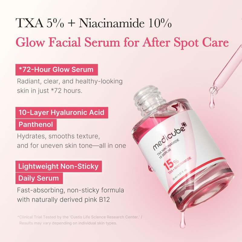 Medicube TXA Niacinamide 15 Face Serum For Hyperpigmentation, 30 ml 4 Medicube TXA Niacinamide 15 Face Serum For Hyperpigmentation, 30 ml - Image 4