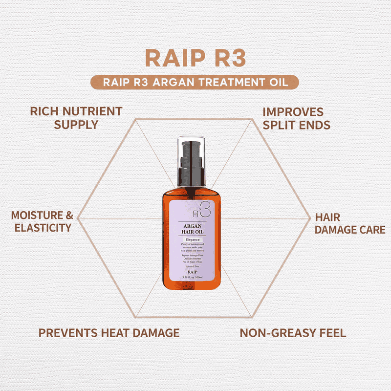 Raip Lab R3 Argan Hair Oil- Elegance, 100 ml 5 Raip Lab R3 Argan Hair Oil- Elegance, 100 ml - Image 5